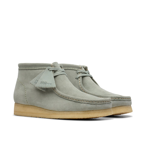 Clarks Wallabee Boot 26181139 Mens Gray Suede Lace Up Chukkas Boots