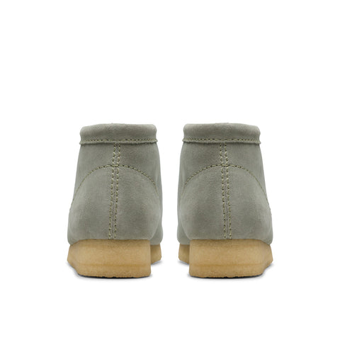 Clarks Wallabee Boot 26181139 Mens Gray Suede Lace Up Chukkas Boots
