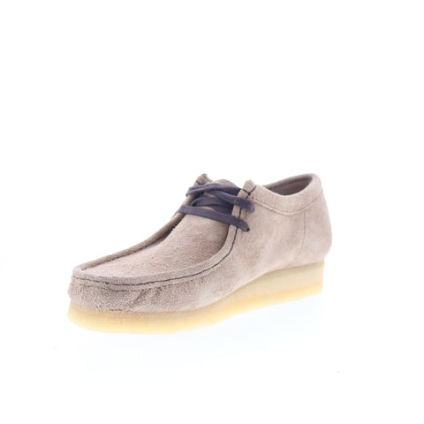 Clarks Wallabee 26181140 Mens Beige Suede Oxfords & Lace Ups Casual Shoes
