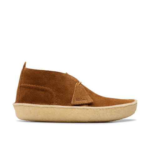 Clarks Desert Rain 26181144 Mens Brown Suede Lace Up Desert Boots
