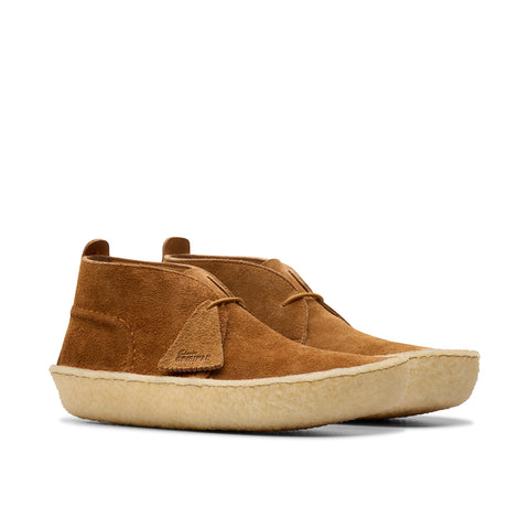 Clarks Desert Rain 26181144 Mens Brown Suede Lace Up Desert Boots