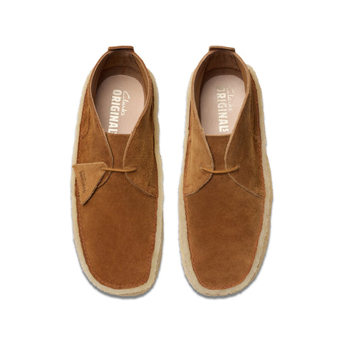 Clarks Desert Rain 26181144 Mens Brown Suede Lace Up Desert Boots