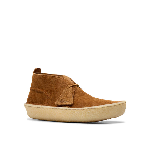Clarks Desert Rain 26181144 Mens Brown Suede Lace Up Desert Boots