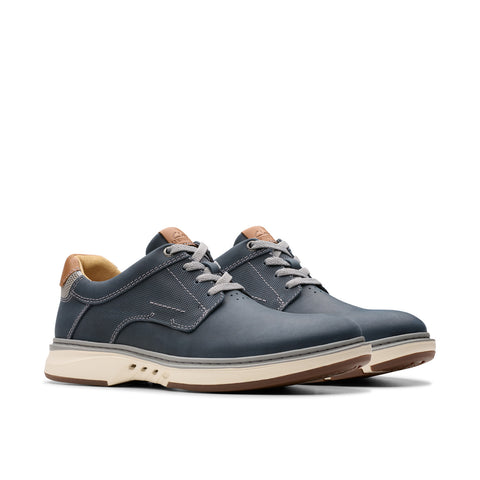 Clarks Un Briley Pace 26181647 Mens Blue Oxfords & Lace Ups Casual Shoes