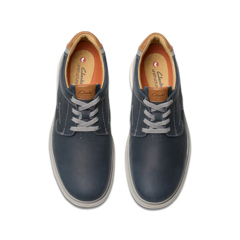 Clarks Un Briley Pace 26181647 Mens Blue Oxfords & Lace Ups Casual Shoes