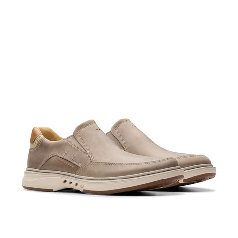 Clarks Un Briley Step 26182173 Mens Gray Loafers & Slip Ons Casual Shoes