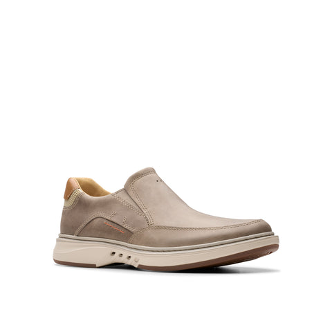 Clarks Un Briley Step 26182173 Mens Gray Loafers & Slip Ons Casual Shoes