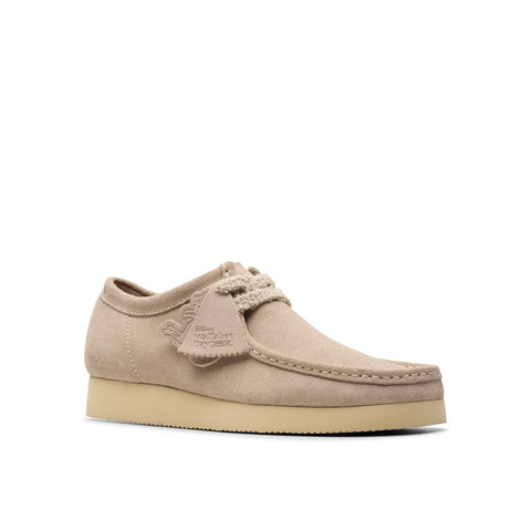 Clarks Wallabee 2604 26182221 Mens Beige Oxfords & Lace Ups Casual Shoes