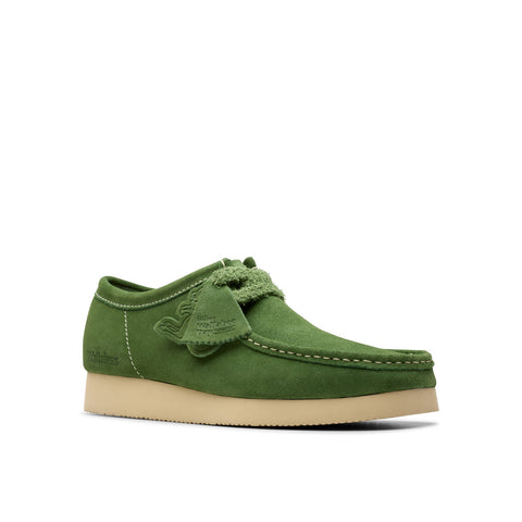 Clarks Wallabee 2604 26182222 Mens Green Oxfords & Lace Ups Casual Shoes