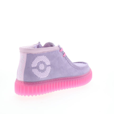 Clarks Torhill Explore x Pokemon Mewtwo Mens Gray Suede Chukkas Boots