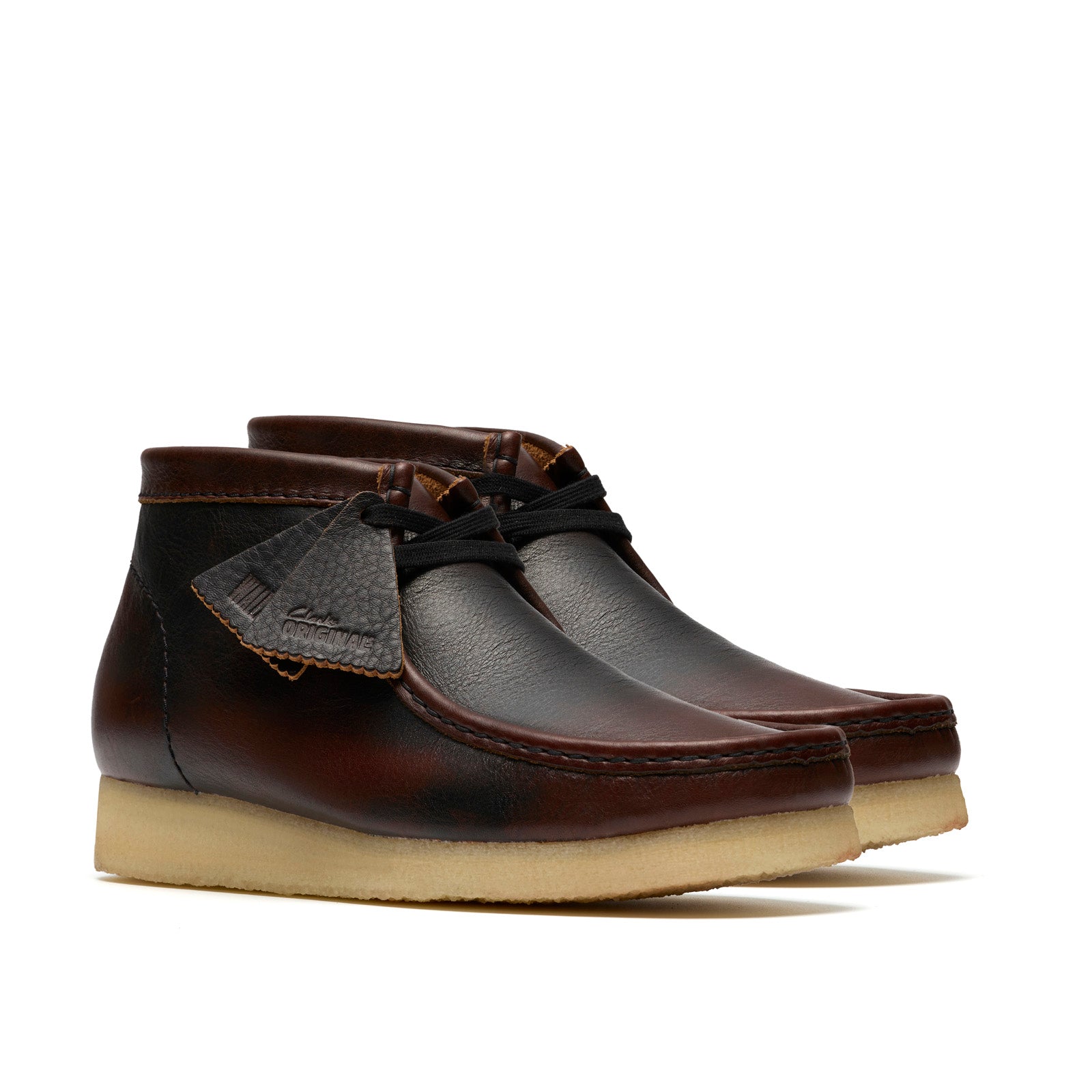 Clarks Wallabee 2 26158274 Mens Brown Leather Lace Up Chukkas Boots Size 8‎ Mens Wallabee 2604 Brown Leather | Clarks main image 2