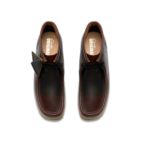 Clarks Wallabee Boot 26182763 Mens Brown Leather Ankle Chukkas Boots
