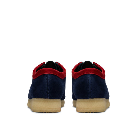 Clarks Wallabee 26182766 Mens Blue Suede Oxfords & Lace Ups Casual Shoes