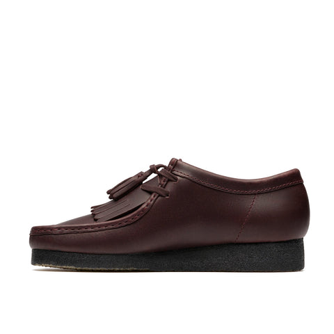 Clarks Wallabee 26182787 Mens Burgundy Oxfords & Lace Ups Casual Shoes