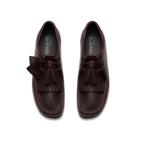 Clarks Wallabee 26182787 Mens Burgundy Oxfords & Lace Ups Casual Shoes