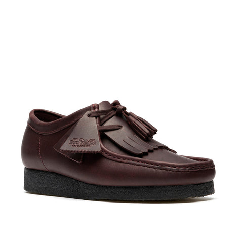 Clarks Wallabee 26182787 Mens Burgundy Oxfords & Lace Ups Casual Shoes
