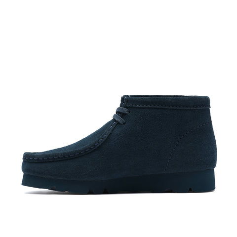Clarks Wallabee Boot GTX Gore-Tex 26183070 Womens Blue Suede Chukkas Boots