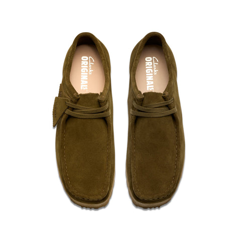 Clarks Wallabee RB 26183094 Mens Green Oxfords & Lace Ups Casual Shoes