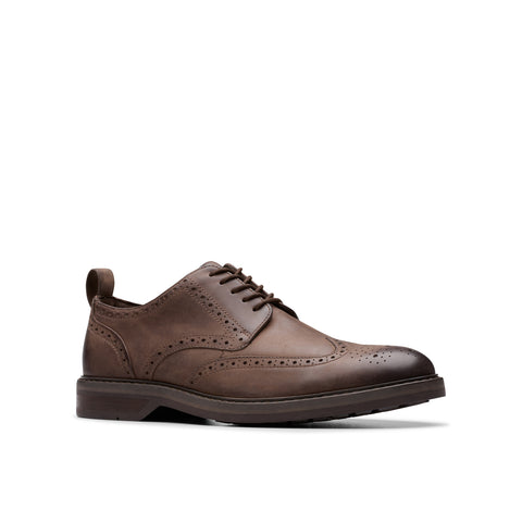 Clarks Aldwin Limit Mens Brown Oxfords & Lace Ups Wingtip & Brogue Shoes