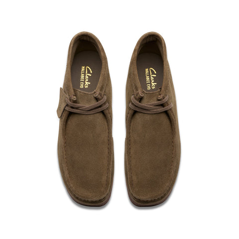 Clarks Wallabee EVO Boot 26183450 Mens Brown Suede Lace Up Chukkas Boots