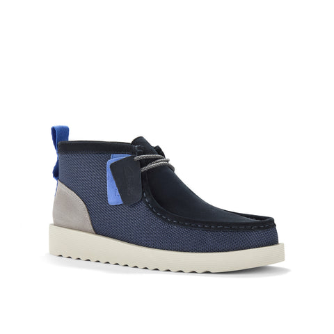 Clarks Wallabee FTR 2 Boot 26183459 Mens Blue Suede Lace Up
