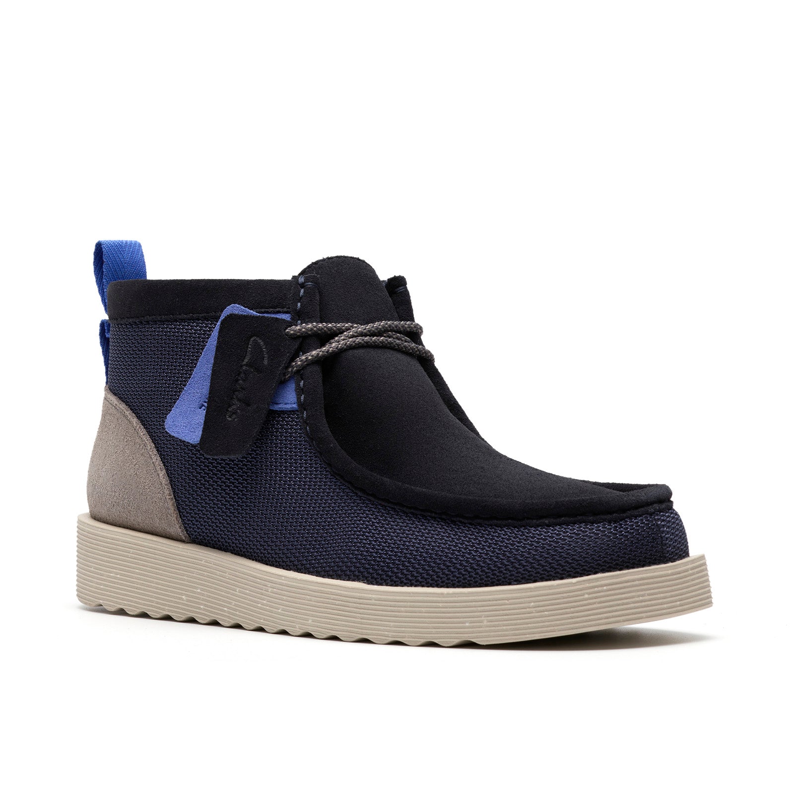 Clarks Wallabee FTR 2 Boot 26183459 Mens Blue Suede Lace Up