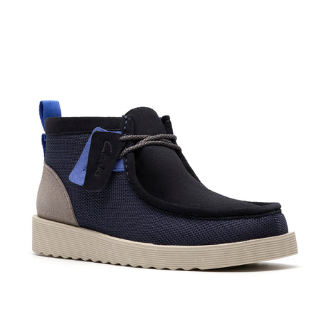 Clarks Wallabee FTR 2 Boot 26183459 Mens Blue Suede Lace Up Chukkas Boots