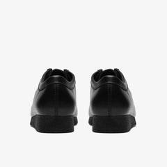 Clarks Wallabee 26183780 Mens Black Leather Oxfords & Lace Ups