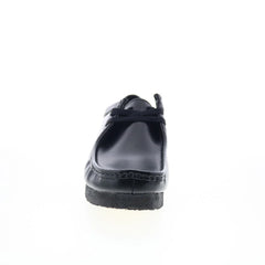 Clarks Wallabee 26183780 Mens Black Leather Oxfords & Lace Ups