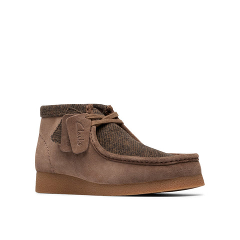Clarks Wallabee EVO Boot 26183993 Mens Brown Suede Lace Up Chukkas Boots