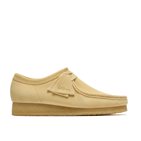 Clarks Wallabee 26185559 Mens Beige Suede Oxfords & Lace Ups Casual Shoes