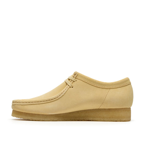 Clarks Wallabee 26185559 Mens Beige Suede Oxfords & Lace Ups Casual Shoes