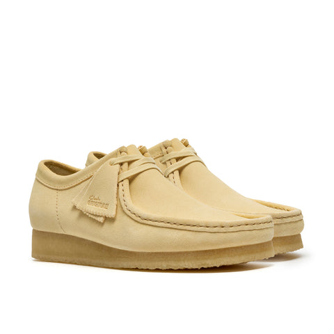Clarks Wallabee 26185559 Mens Beige Suede Oxfords & Lace Ups Casual Shoes