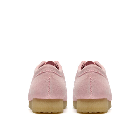 Clarks Wallabee 26185560 Mens Pink Suede Oxfords & Lace Ups Casual Shoes