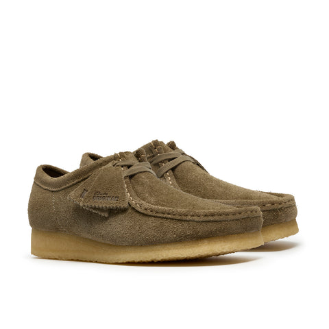Clarks Wallabee 26185564 Mens Gray Suede Oxfords & Lace Ups Casual Shoes
