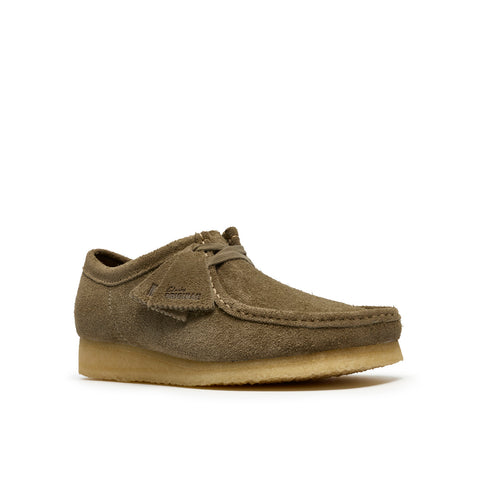 Clarks Wallabee 26185564 Mens Gray Suede Oxfords & Lace Ups Casual Shoes