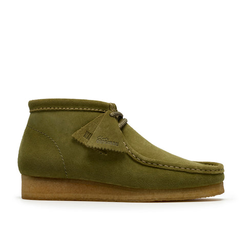 Clarks Wallabee Boot 26185642 Mens Green Suede Lace Up Chukkas Boots