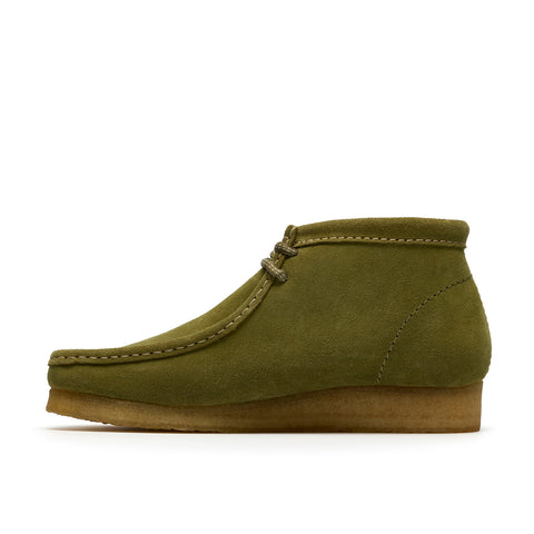 Clarks Wallabee Boot 26185642 Mens Green Suede Lace Up Chukkas Boots