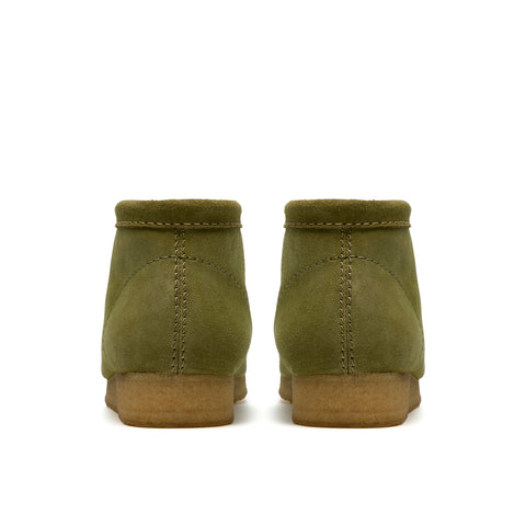 Clarks Wallabee Boot 26185642 Mens Green Suede Lace Up Chukkas Boots