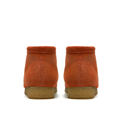 Clarks Wallabee Boot 26185643 Mens Orange Suede Lace Up Chukkas Boots