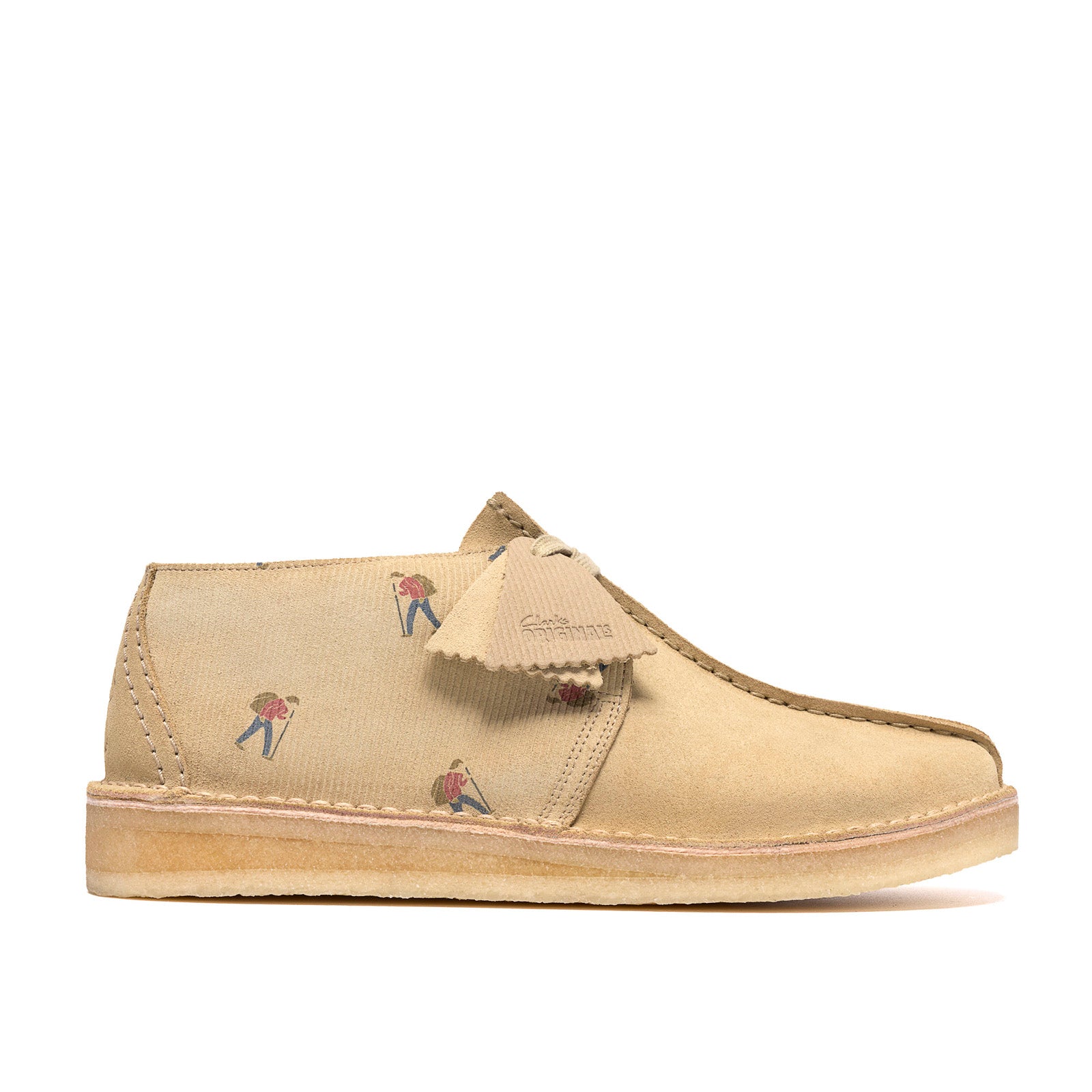 Clarks Desert Trek 26185657 Mens Beige Oxfords & Lace Ups Casual