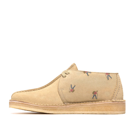 Clarks Desert Trek 26185657 Mens Beige Oxfords & Lace Ups Casual Shoes