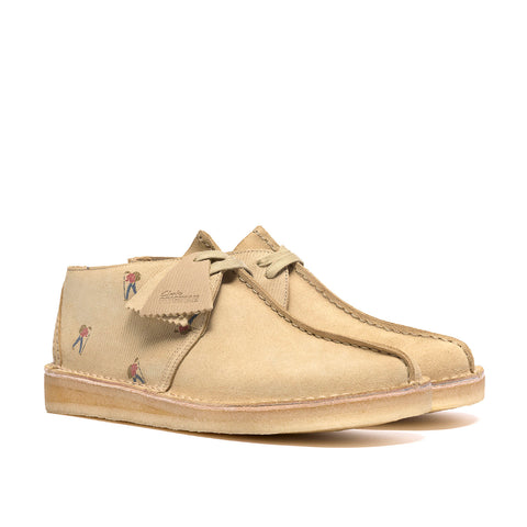 Clarks Desert Trek 26185657 Mens Beige Oxfords & Lace Ups Casual Shoes