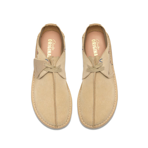 Clarks Desert Trek 26185657 Mens Beige Oxfords & Lace Ups Casual Shoes