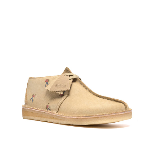 Clarks Desert Trek 26185657 Mens Beige Oxfords & Lace Ups Casual Shoes
