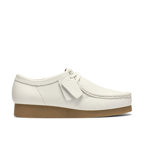 Clarks Wallabee EVO 26186174 Mens White Oxfords & Lace Ups Casual Shoes
