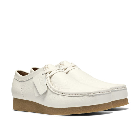 Clarks Wallabee EVO 26186174 Mens White Oxfords & Lace Ups Casual Shoes