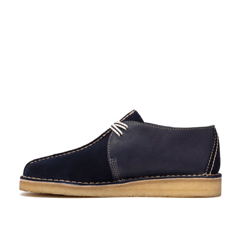 Clarks Desert Trek 26186650 Mens Blue Oxfords & Lace Ups Casual Shoes