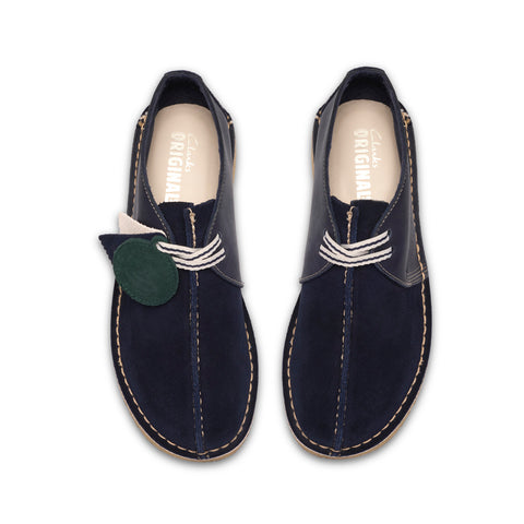 Clarks Desert Trek 26186650 Mens Blue Oxfords & Lace Ups Casual Shoes