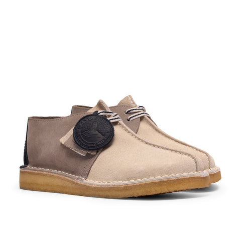 Clarks Desert Trek 26186740 Mens Gray Suede Oxfords & Lace Ups Casual Shoes